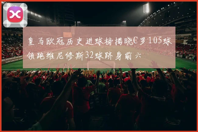 皇马欧冠历史进球榜揭晓C罗105球领跑维尼修斯32球跻身前六